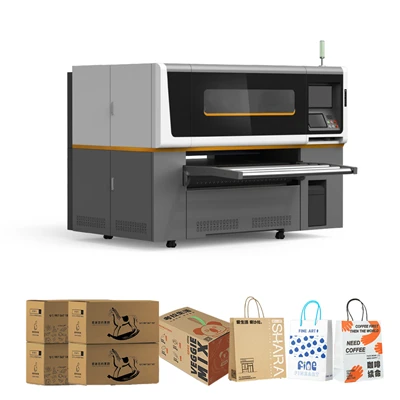 Single Pass Corrugated Board Printer